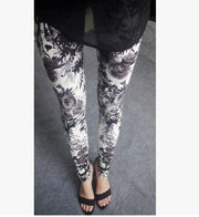 Colorful patterned leggings, versatile and stylish comfort wear.