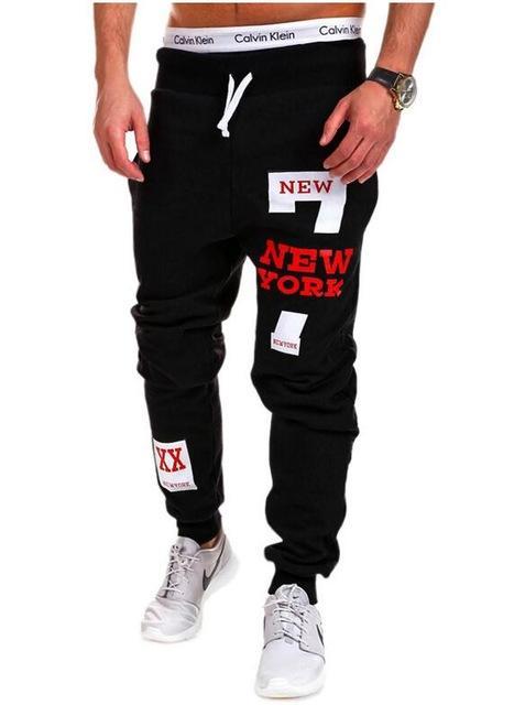 Men’s Graphic Print Jogger Pants – Urban Streetwear Style