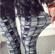 Colorful patterned leggings, versatile and stylish comfort wear.